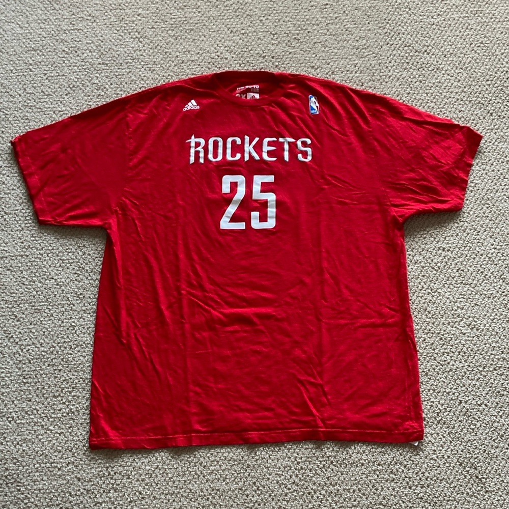 Adidas Houston Rockets #25 Parsons Basketball Jersey T-Shirt Like New Men’s 2X